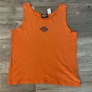 Harley-Davidson Orange Tank Top